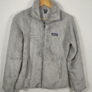 Patagonia Los Gatos Full Zip Sherpa Fleece Jacket Ice Blue | Women’s Size S